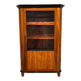 Biedermeier Bookcase in Walnut & Glass, Austria, 1825
