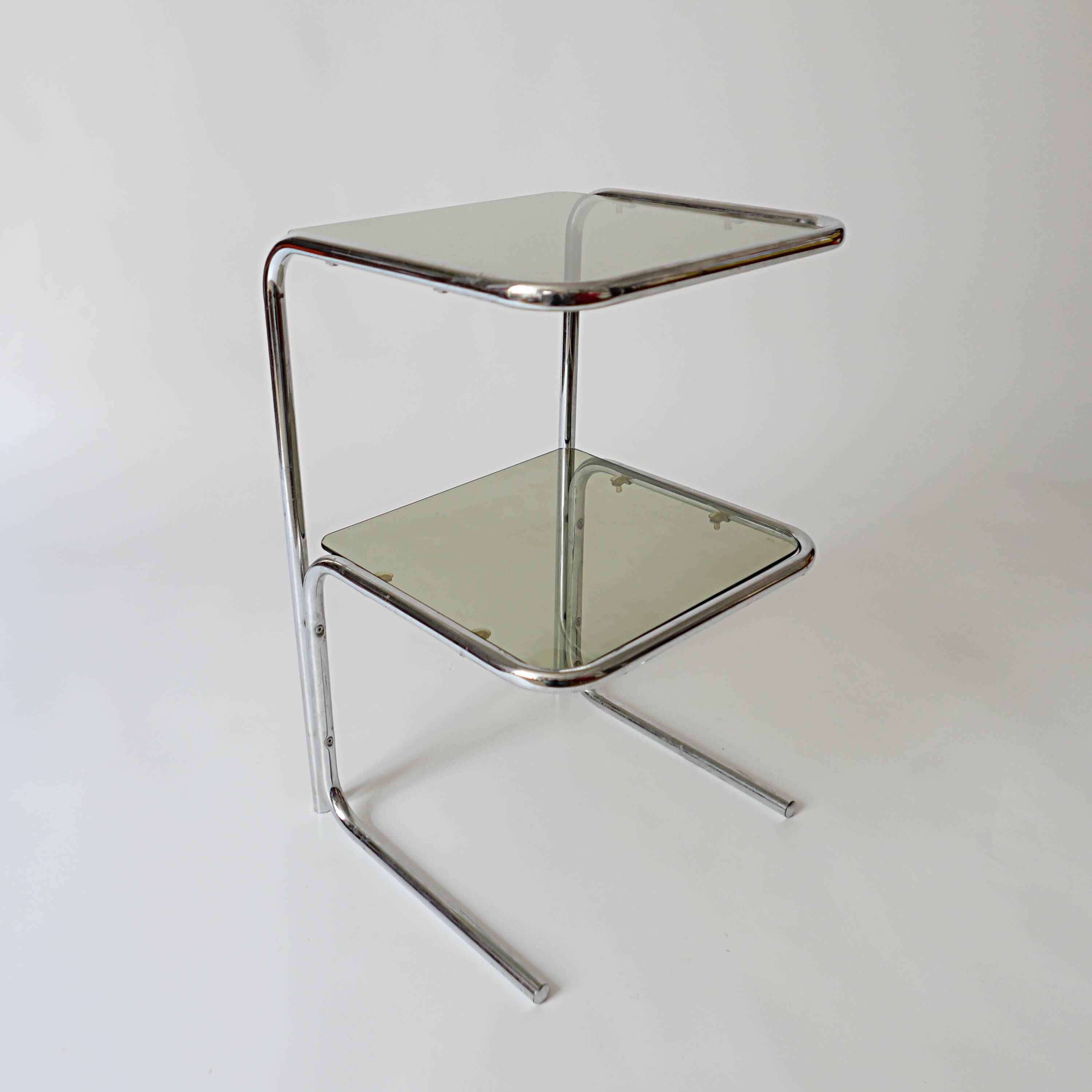 table d'appoint bout de canapé vintage 1970