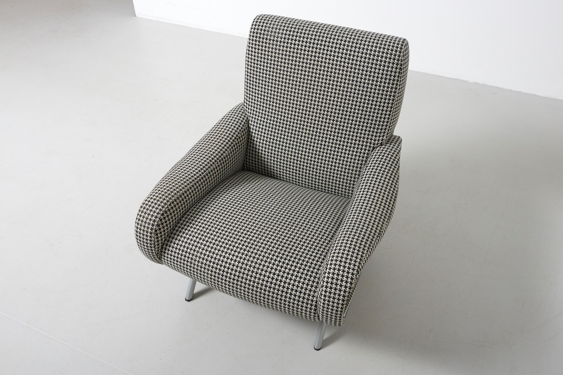 Armchair Lady flesh by Marco Zanuso for Arflex Italian Vintage