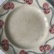 Series of 8 dessert plates 1900 in Longwy earthenware