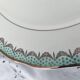 Round earthenware dish, Longwy France, Trianon model