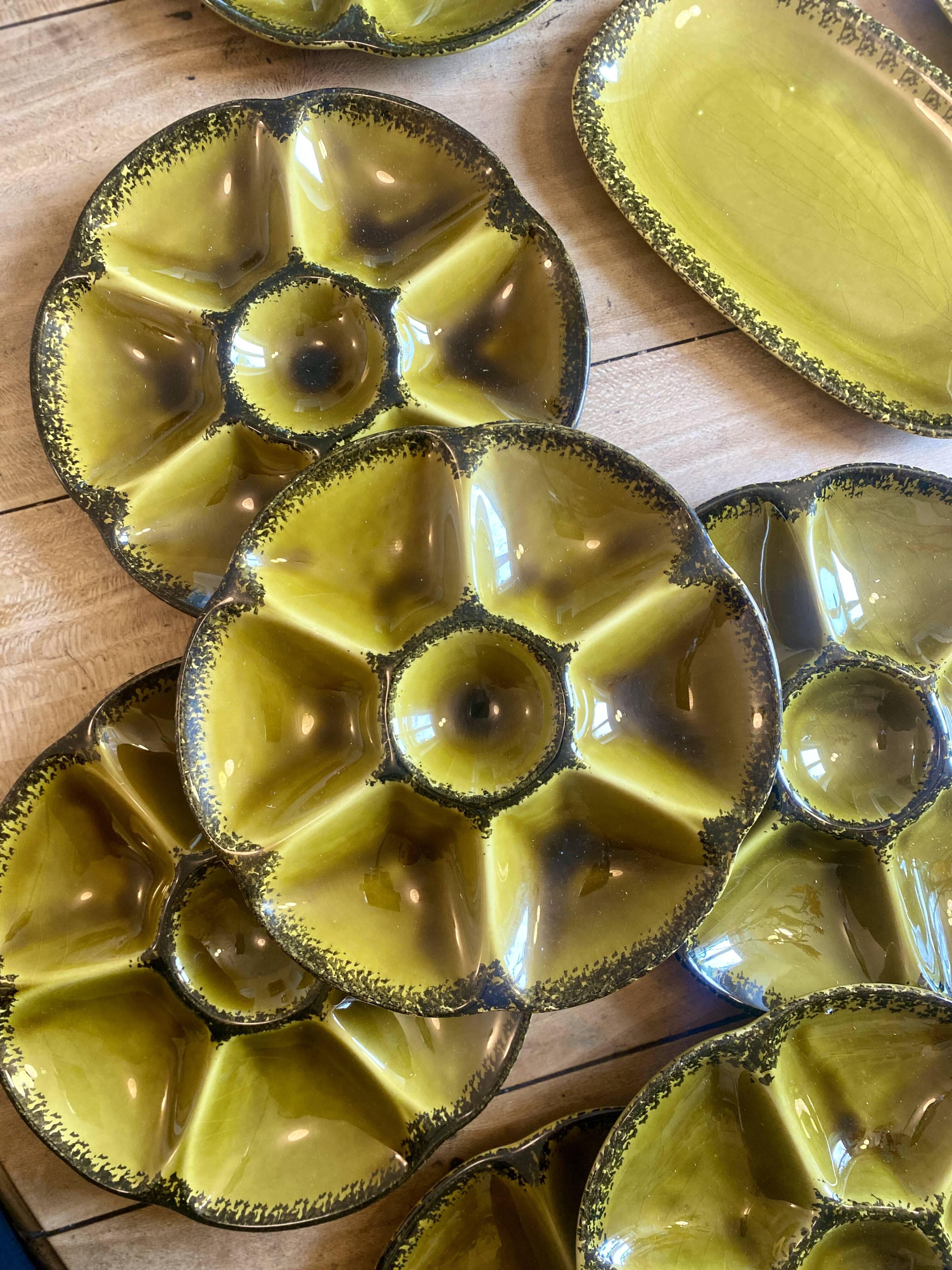 Vintage oyster or shellfish service from Maison Gien