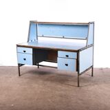 Vintage metal workbench