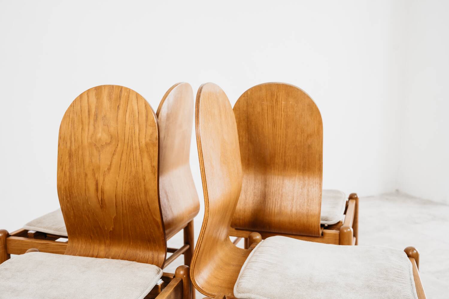 JYSK Set Di 4 Sedie Da Pranzo Design Mid Century Scandinavo Anni 70