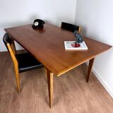 70s Scandinavian-inspired table with extensions