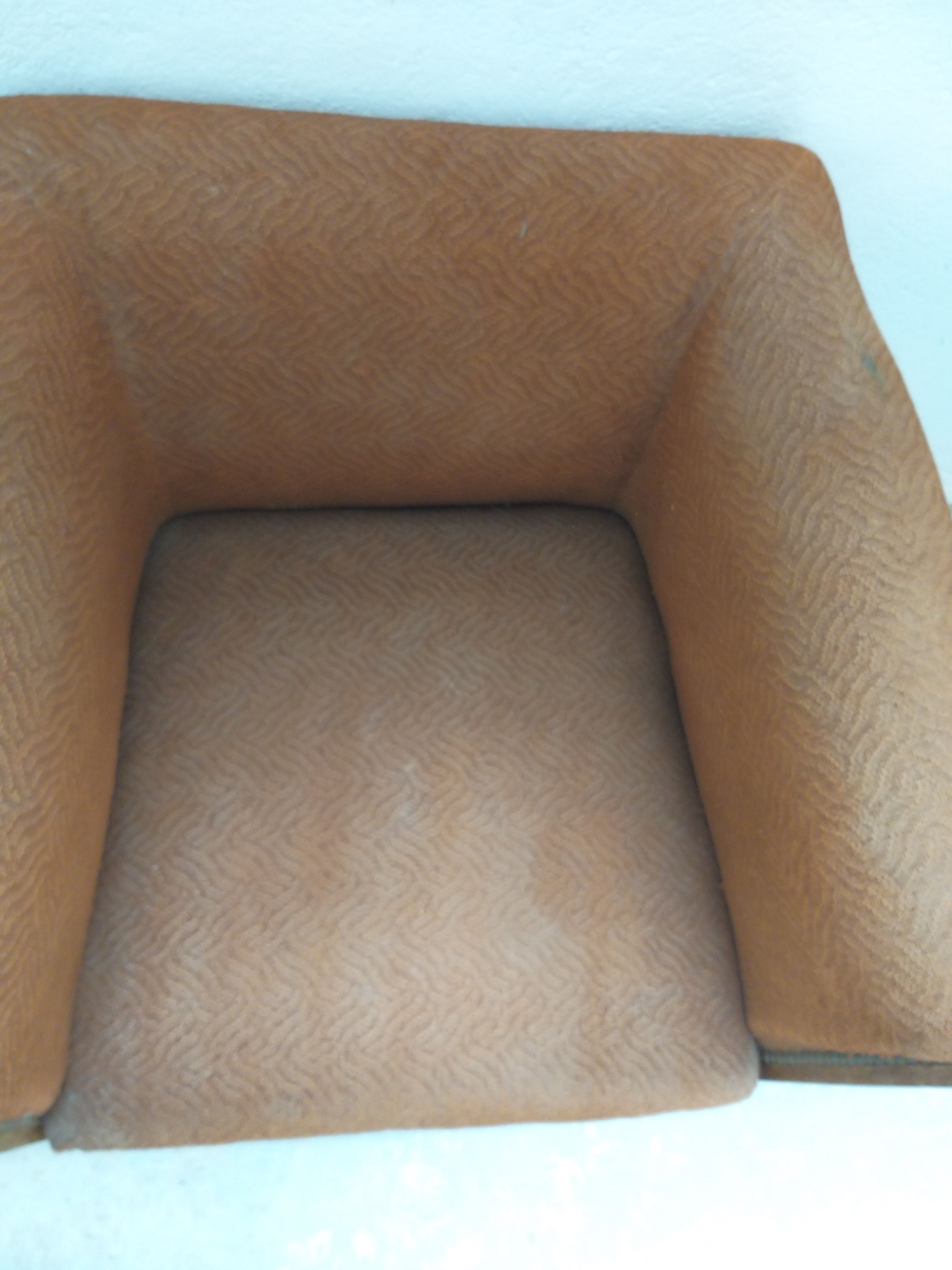 Convertible art deco armchair
