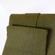 Set Of 2 Armchairs With Stool Made In Green Fabric & Teak By Alf Svensson For Fritz Hansen From 1960