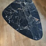 HABITAT Marble and Black Metal Nesting Tables