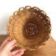 Vintage rattan cache pot