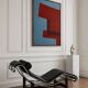 Abstract minimalist painting on stretched canvas 100x80cm
