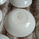 7 small deep plates Salins France