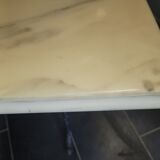 Bistro table with marble top