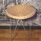 Vintage rattan display