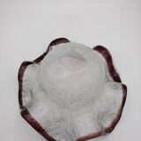 Murano Mazzega tulip lampshade. Flecked glass.