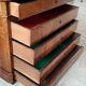 Louis Philippe style chest of drawers in marquetry wood