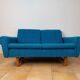 Norwegian sofa 2 seater, vintage Scandinavian 1960s