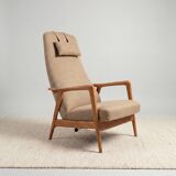 "Contour" reclining armchair by Alf Svensson for Dux, 1960s, Sweden