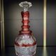 Red double-walled crystal carafe – Saint-Louis