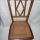 Set chair with small marquetry
