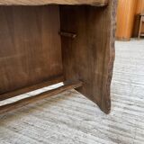Aranjou elm brutalist desk