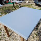 1950s Wooden Table with Extensions