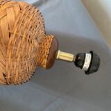 Vintage wicker lamp