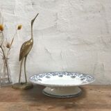 Plat sur piédouche terre de fer  St Amand