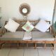 3-seater bamboo sofa 50/60