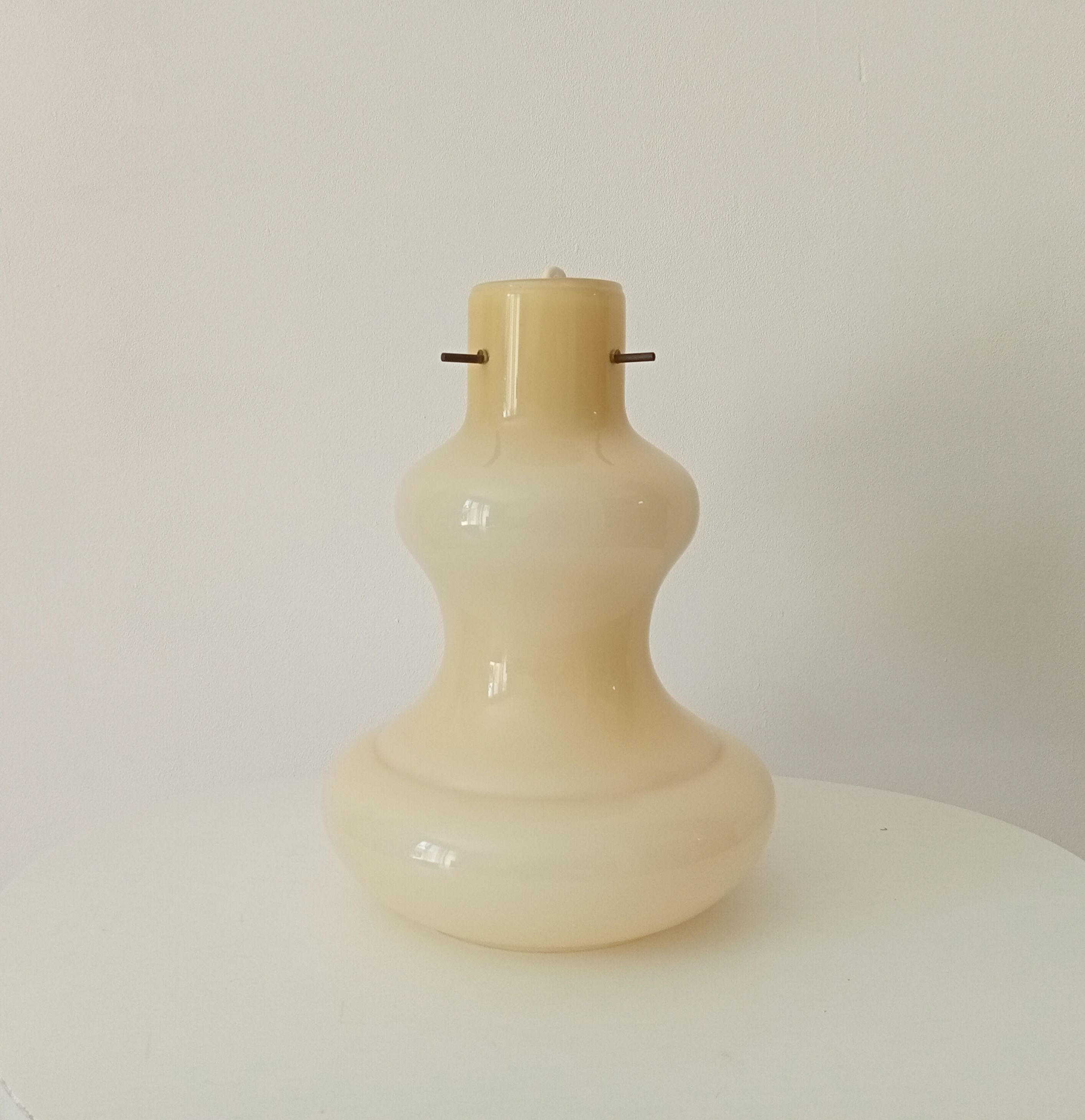 Vintage opaline pendant lamp 60/70s