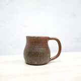 Tasse vintage en grès pyrité