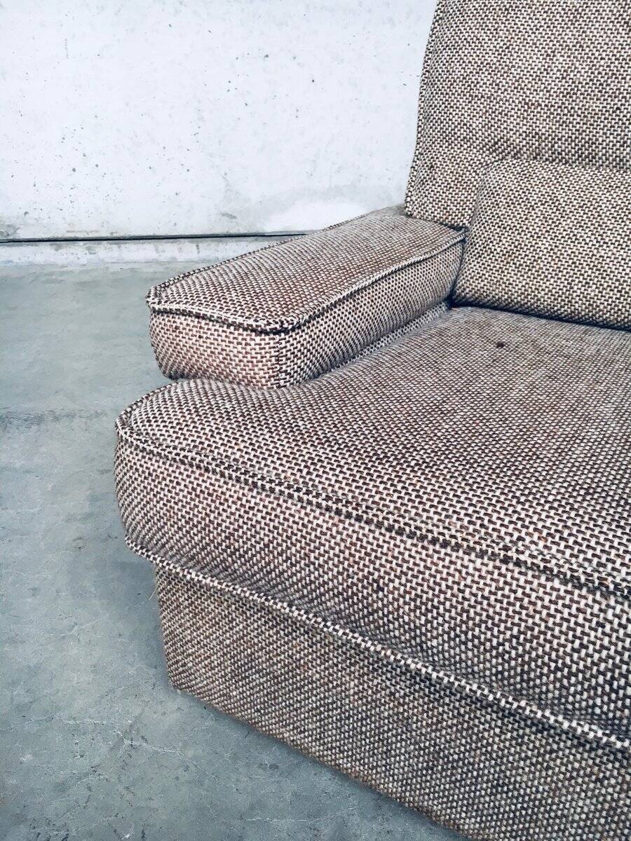 Mid-Century Modern Boucle 3 Seat Sofa, Italy, 1970s