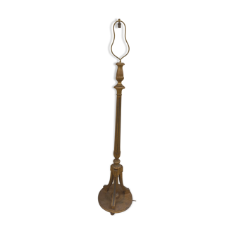 Floor lamp foot in gilded wood