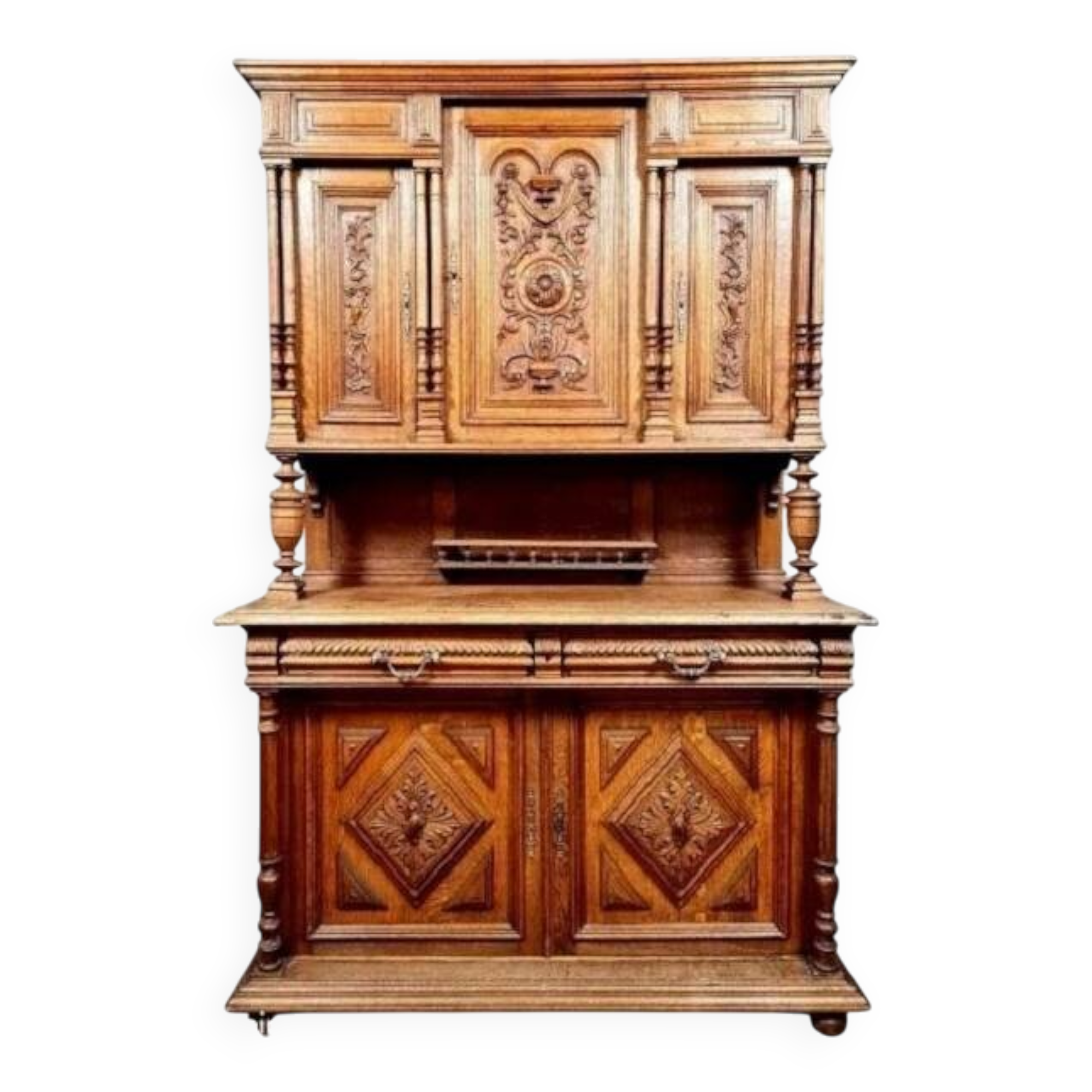 Renaissance style oak sideboard by Picard in Paris
