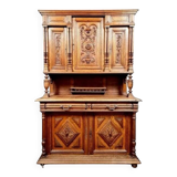 Renaissance style oak sideboard by Picard in Paris