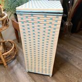 Laundry chest in scoubidou 60s