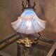 Art Nouveau bronze lamp