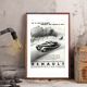 Vintage poster 30s Renault Automobiles