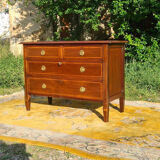Louis XVI style chest of drawers, mahogany from the 1900s.