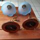 Set of 2 vintage goose neck lamps