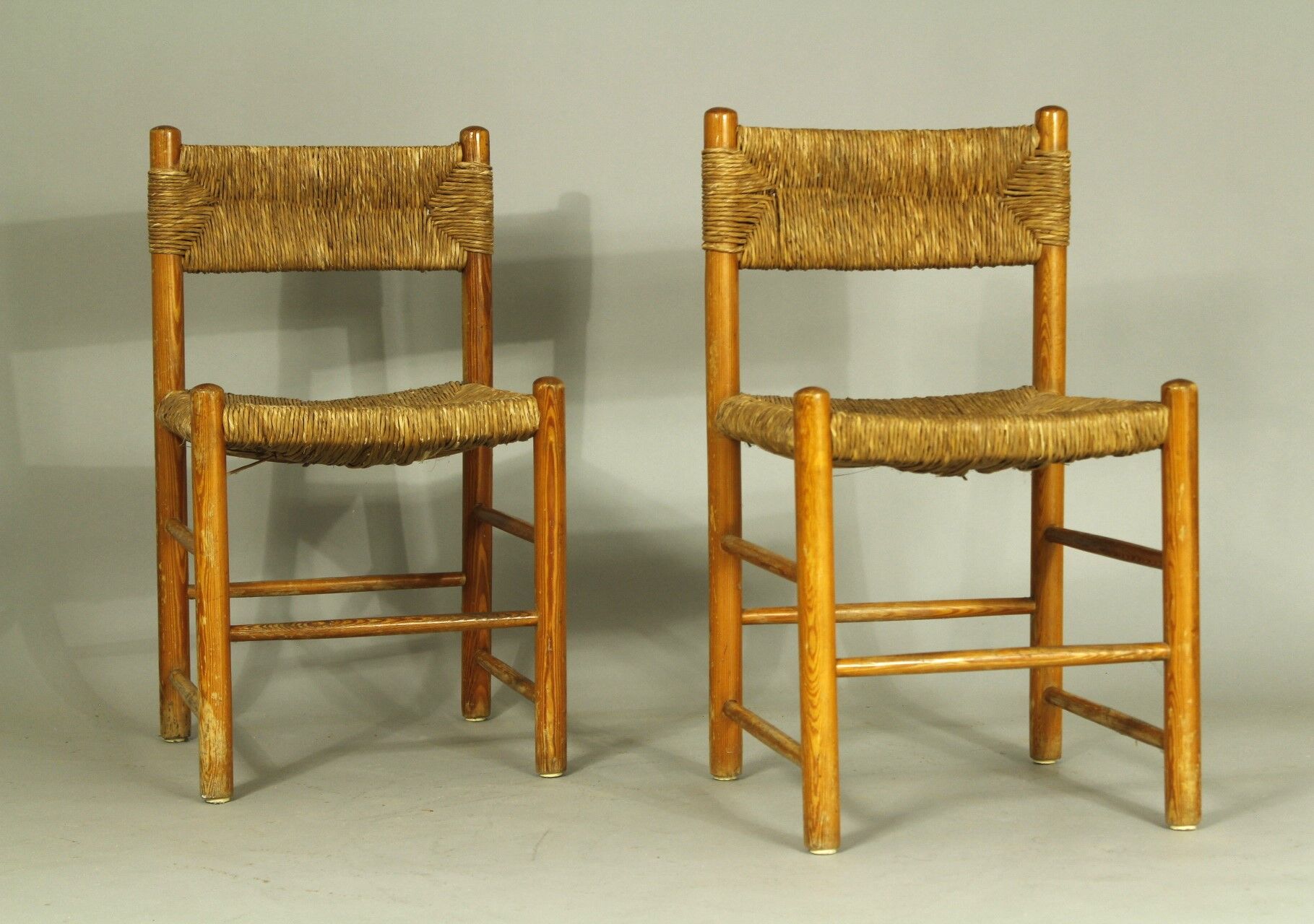 Pair of Dordogne Chairs for Robert Sentou, 1970s