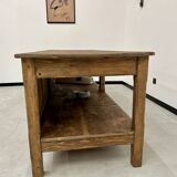 Comptoir ancien, table drapière des années 50