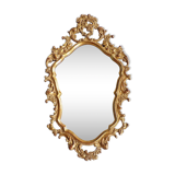 Louis XV style gilded wood mirror 45x80cm
