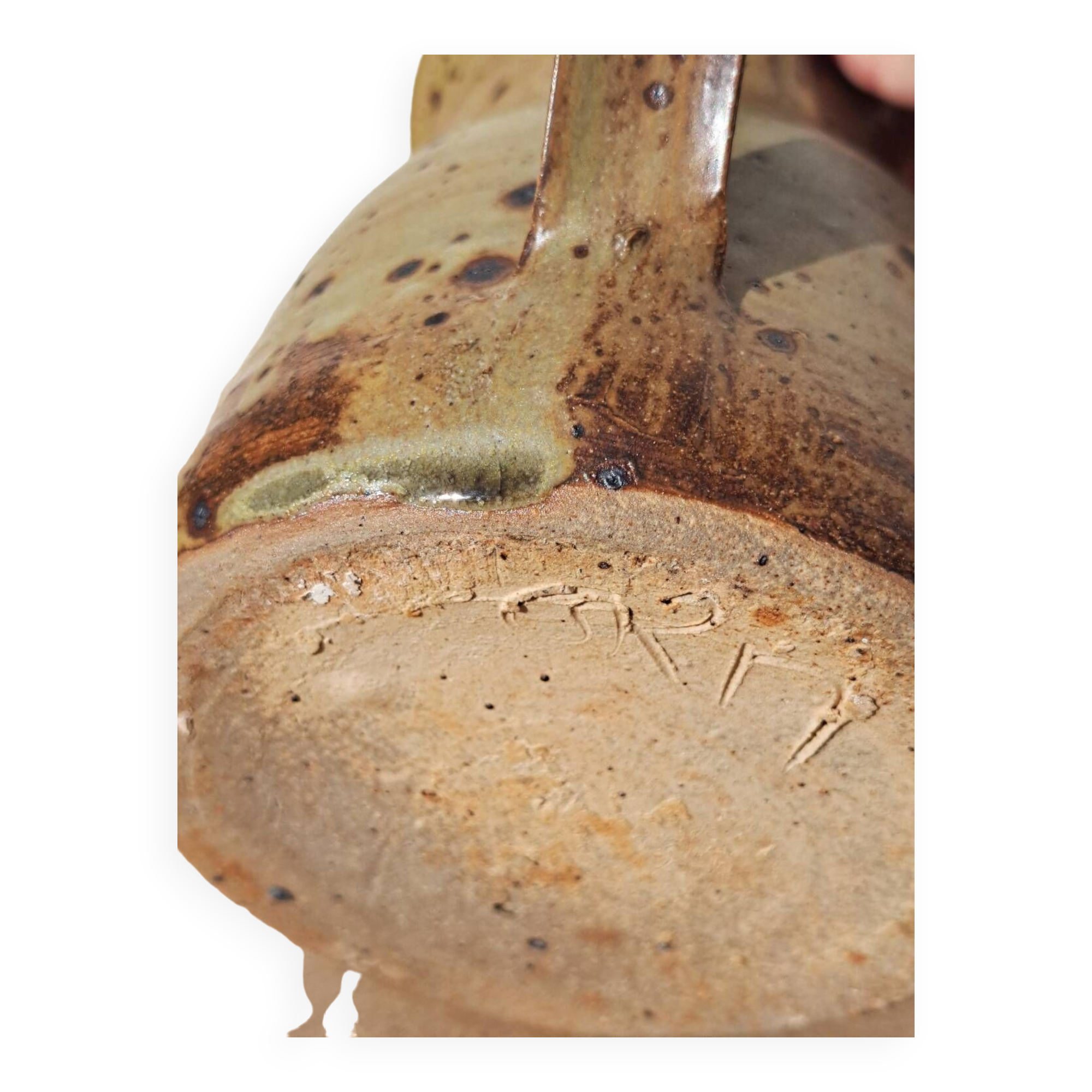 Puisaye sandstone pitcher by Guy Roland Marcy 1960