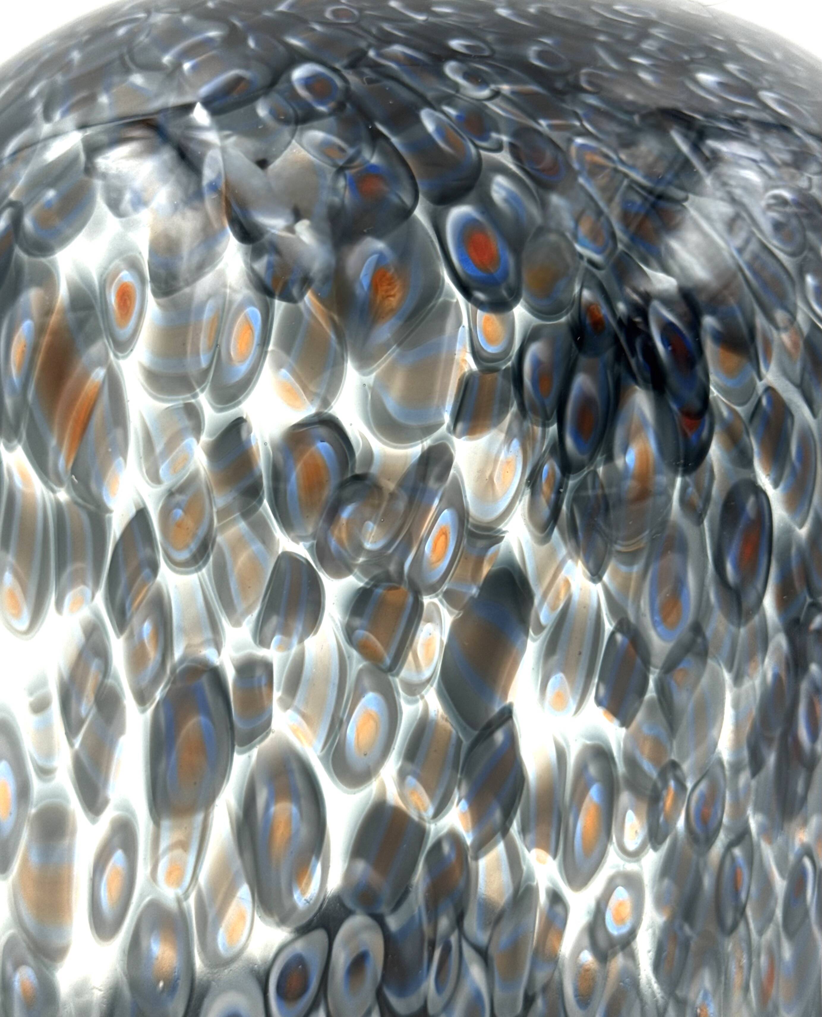 Gae Aulenti, 'Neverrino' murrine-blown glass table lamp , Vetreria Vistosi