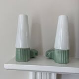 Sigvard Bernadotte ceramic base wall lights