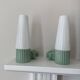Sigvard Bernadotte ceramic base wall lights
