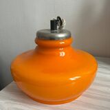 Plafonnier en verre des années 1970