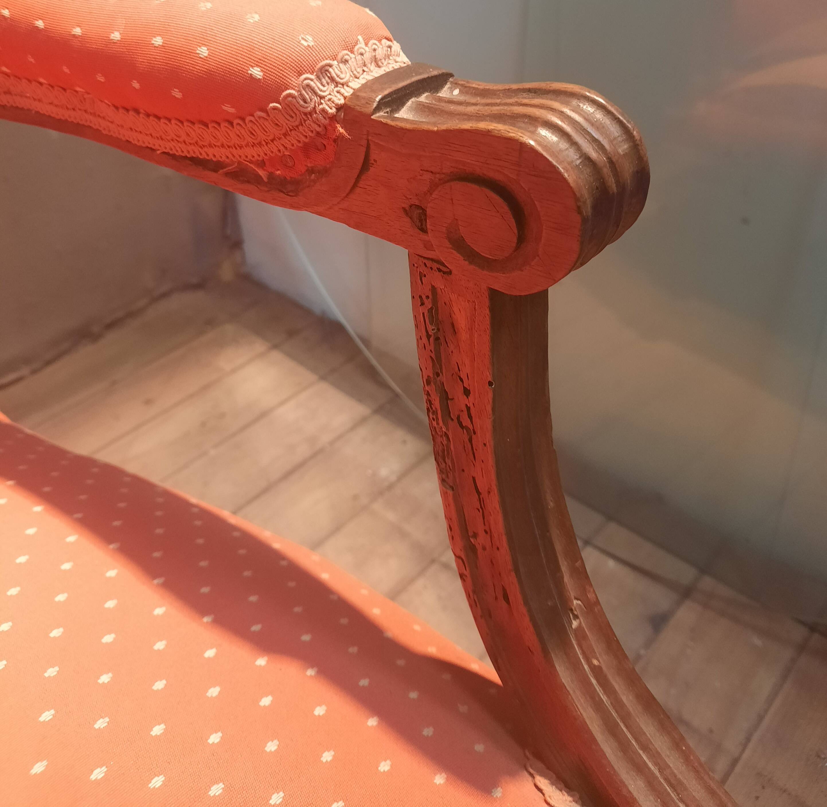 Deep Louis XVI period sofa