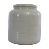 Enamelled stoneware pot
