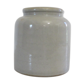 Enamelled stoneware pot